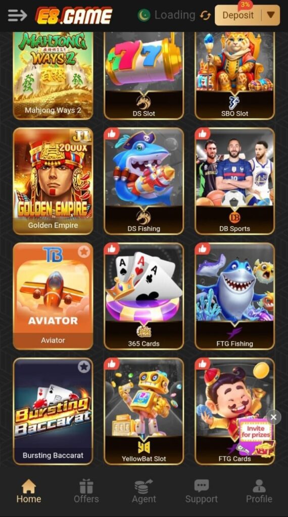 e8 game