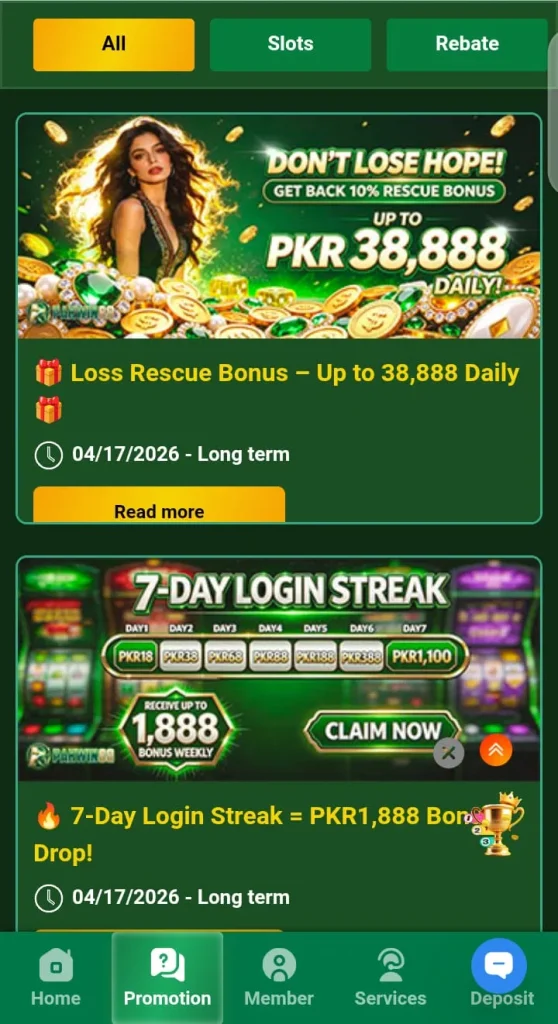 Pakwin88 game app image
